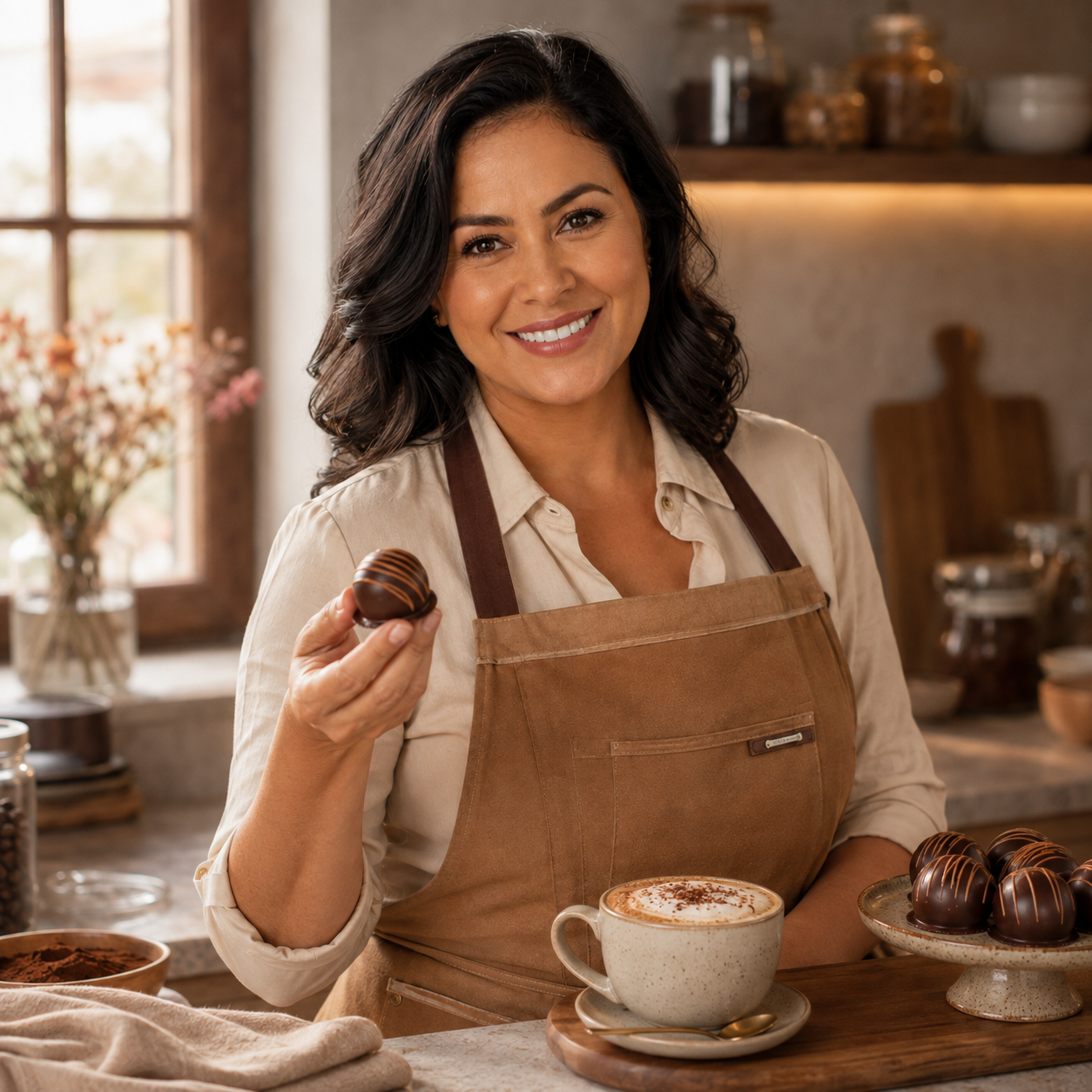 Marina Soares, criadora do método das Cápsulas Artesanais de Cappuccino