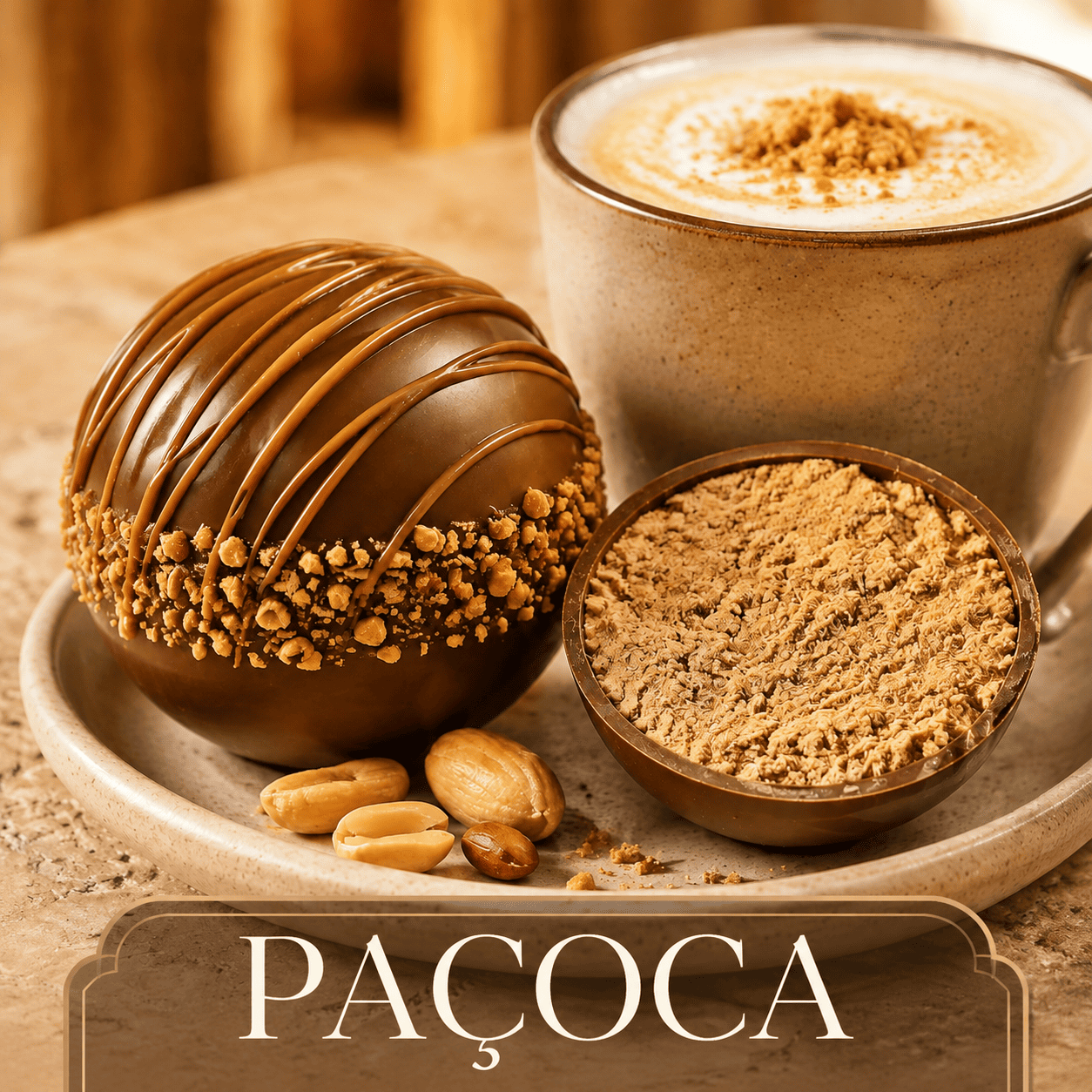 Cápsula artesanal sabor Paçoca