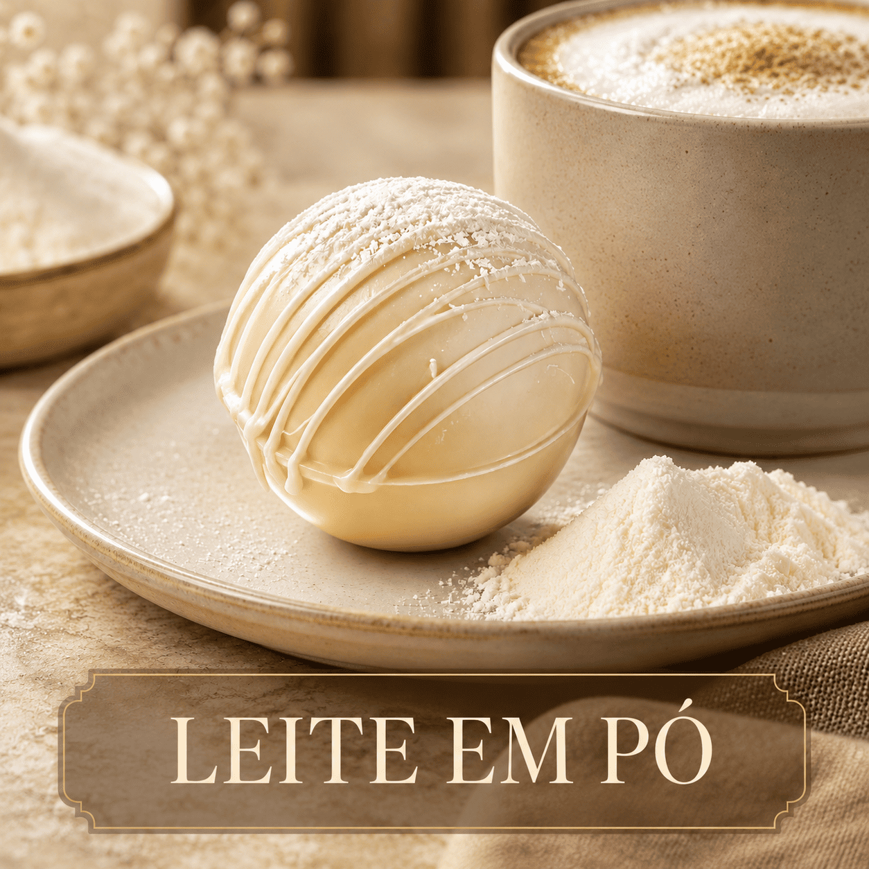 Cápsula artesanal sabor Leite em Pó